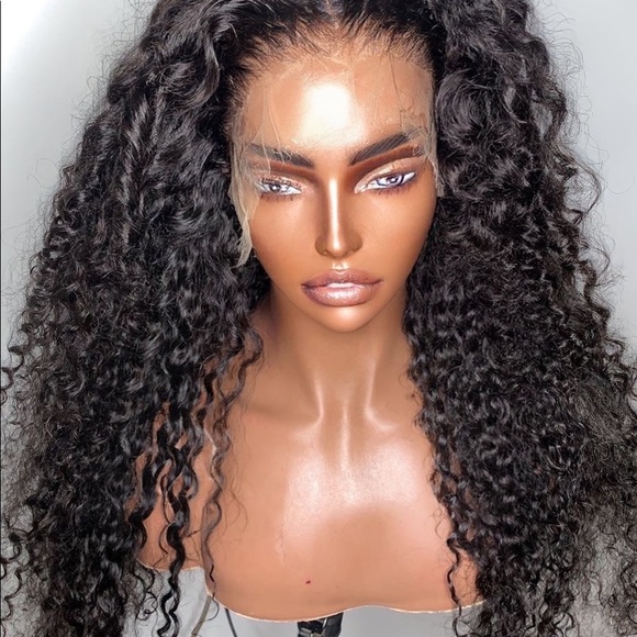 Custom 28’ HD Lace Curly Human hair wig ready to ship - Picture 5 of 9